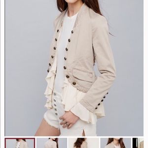 Free People Romantic Ruffles Jacket